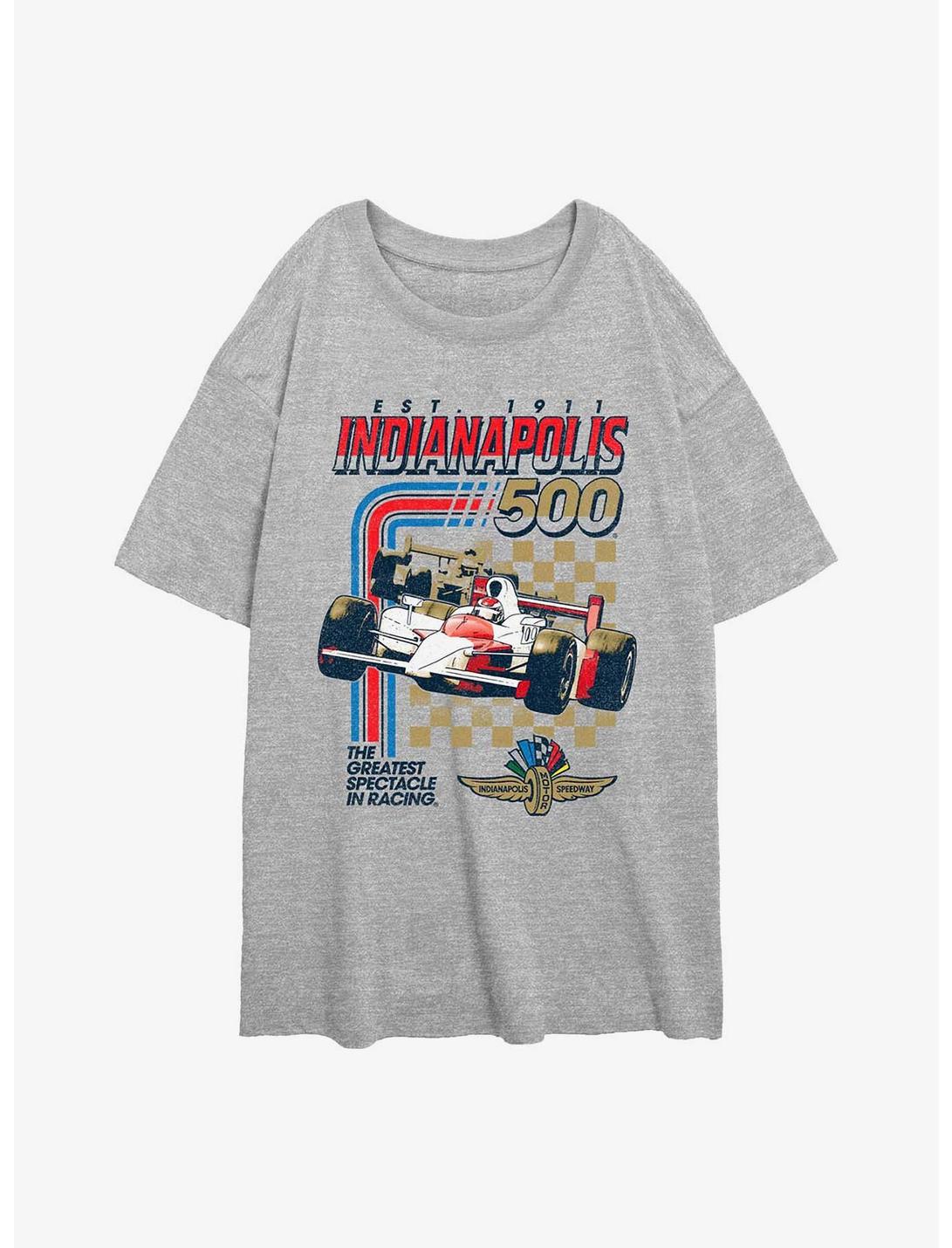 T-shirt surdimensionné fille Indianapolis 500 Racing Stripes