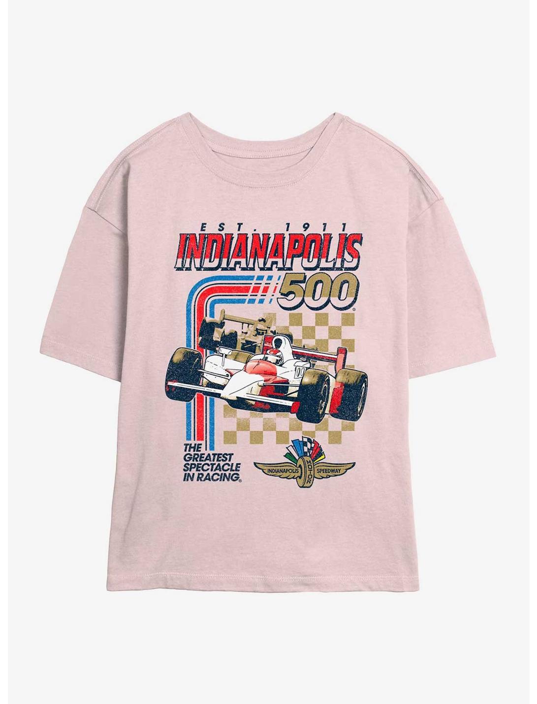 Indianapolis 500 Racing Stripes Girls Skimmer T-Shirt