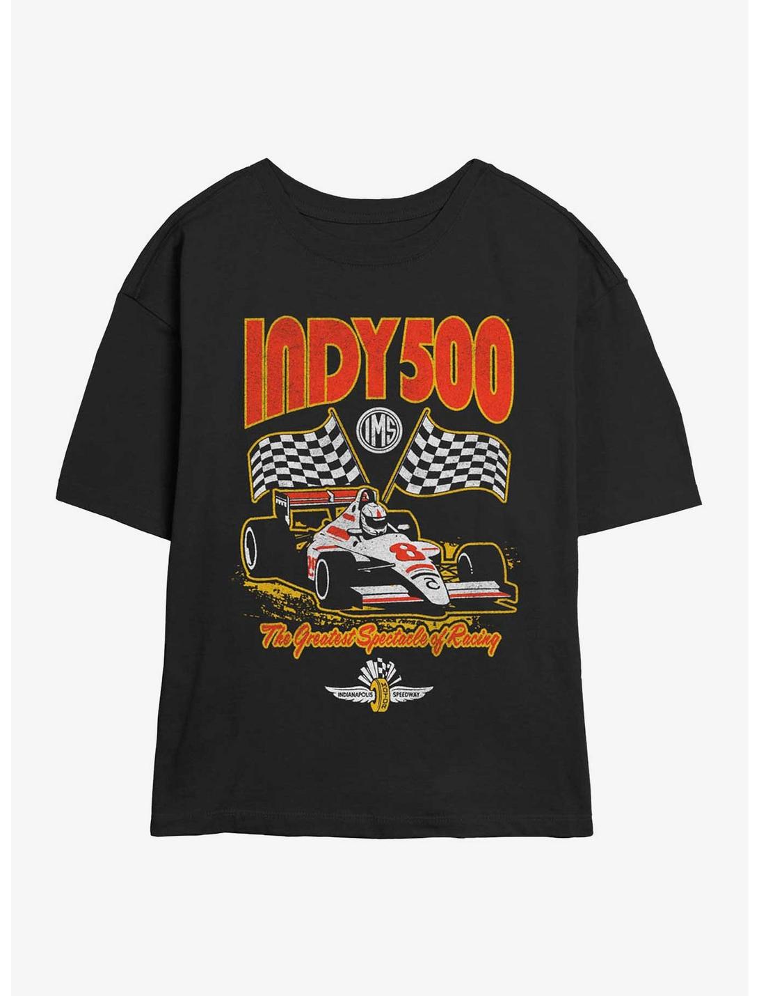 T-shirt court « Indianapolis 500 Checkered Flags Racing Girls »
