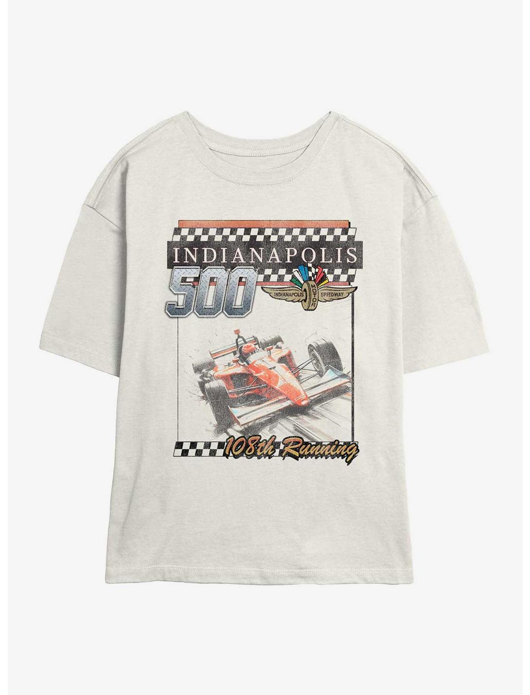 Indianapolis 500 108Th Running Girls Skimmer T-Shirt