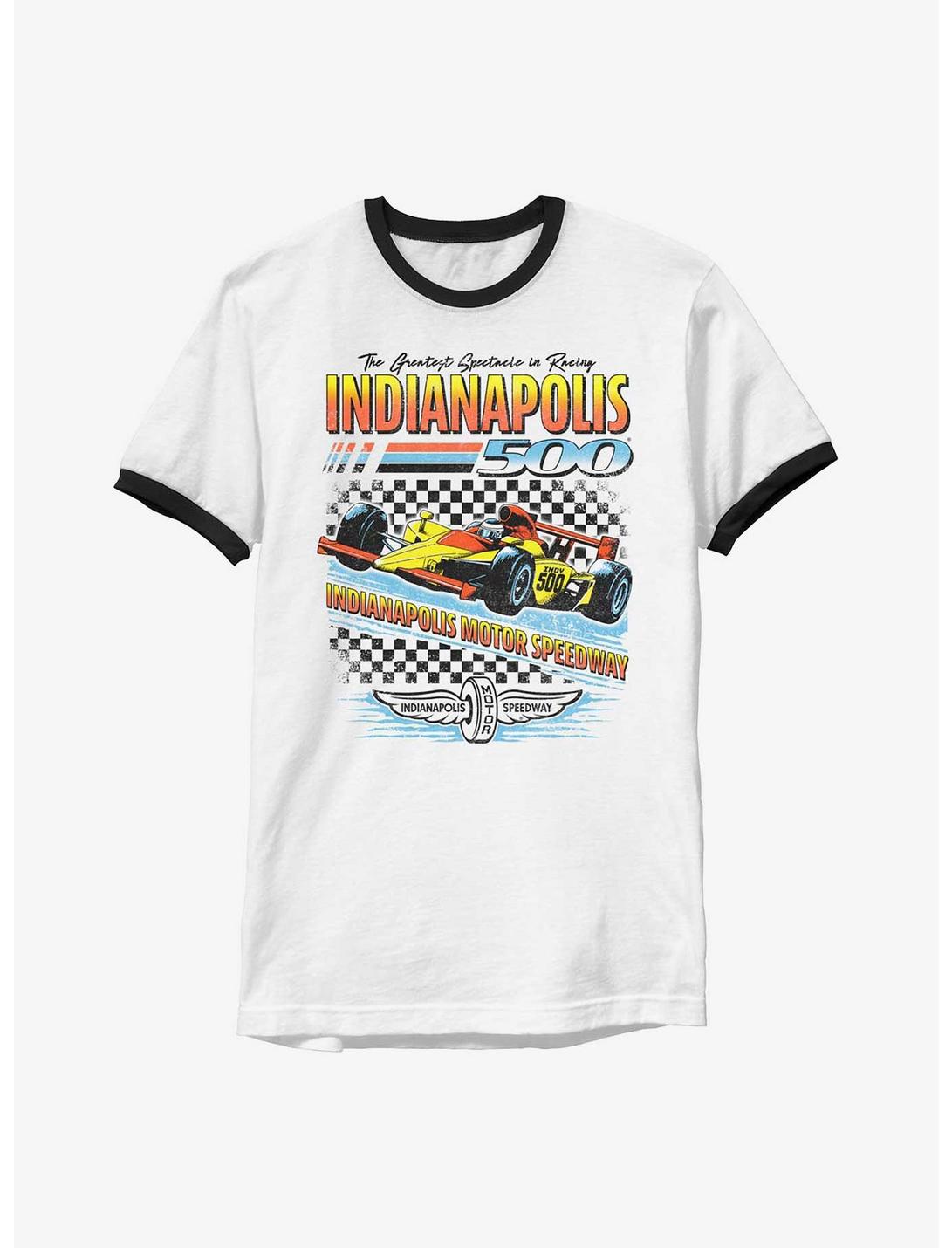 Indianapolis 500 Race Checker Ringer T-Shirt