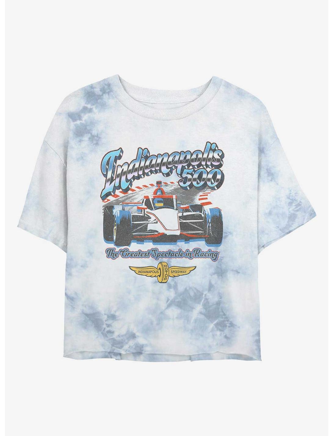 Indianapolis 500 Chrome Girls Tie-Dye Crop T-Shirt
