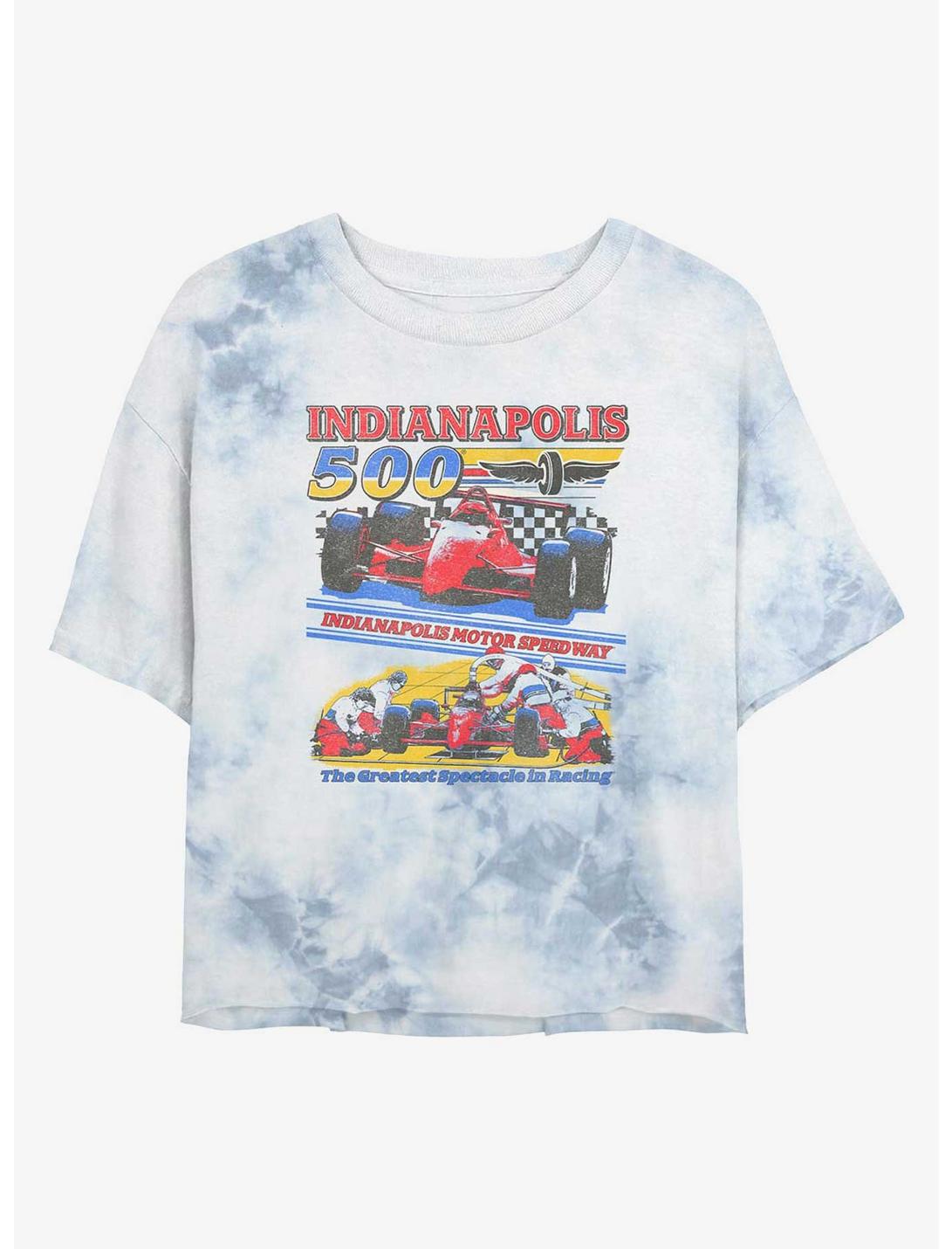 Indianapolis 500 Pit Stop Girls Tie-Dye Crop T-Shirt