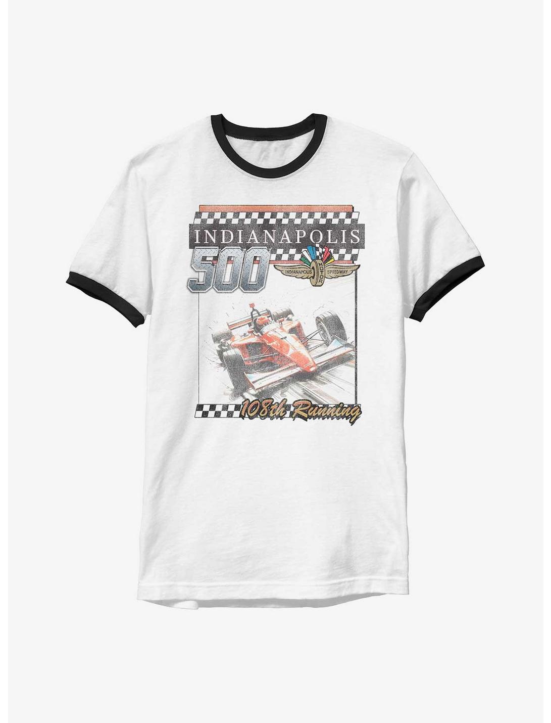 Indianapolis 500 108Th Running Ringer T-Shirt