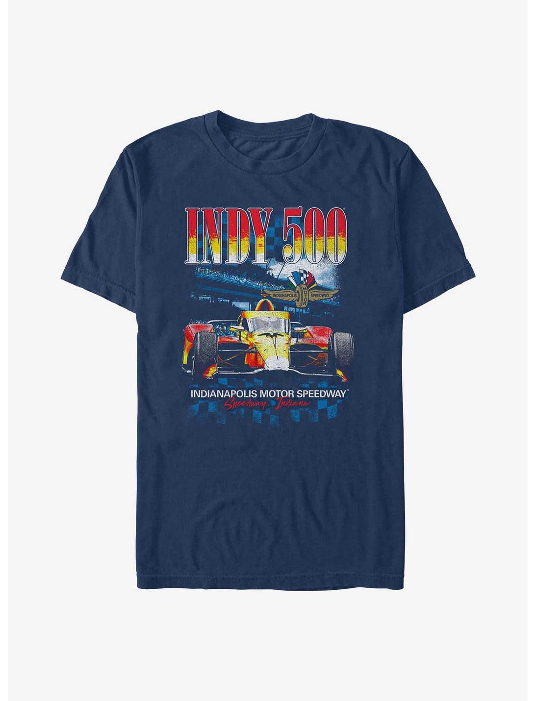 T-shirt en jersey teint en néon Indianapolis 500 Crowd Race