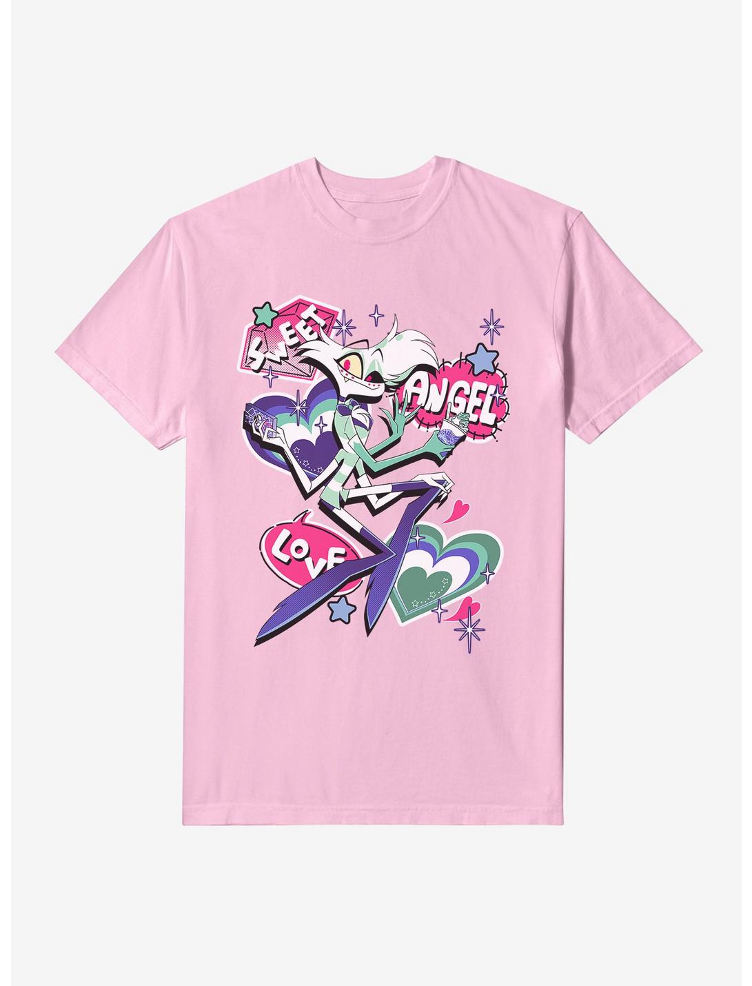 Hazbin Hotel Sweet Angel Love Angel Dust Garment Dye T-Shirt