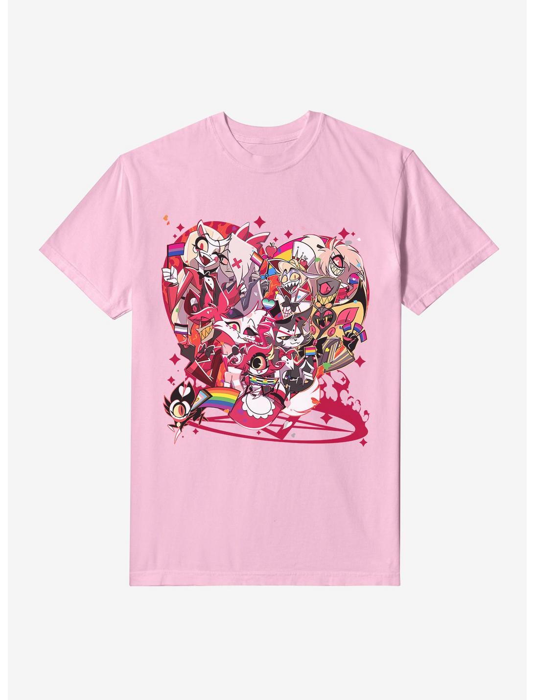 Hazbin Hotel Pride Heart Garment Dye T-Shirt