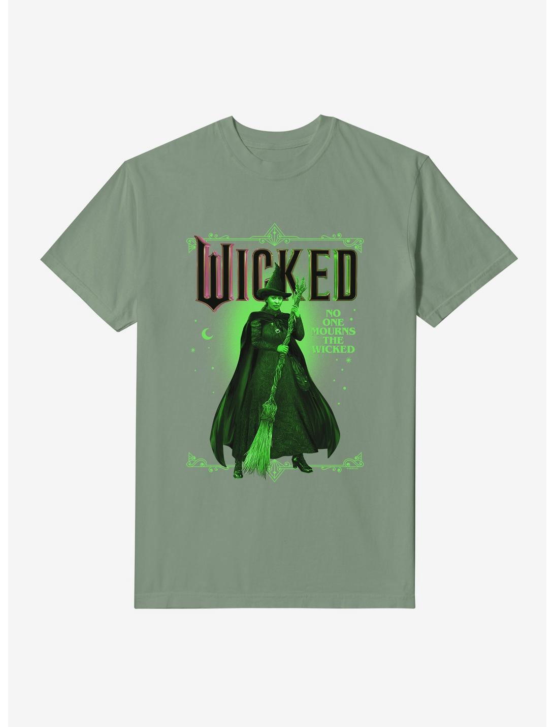 Wicked Elphaba No One Mourns The Wicked Garment Dye T-Shirt