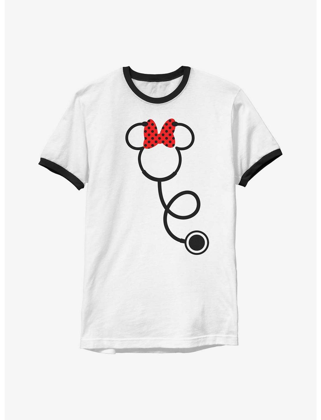 T-shirt Ringer Minnie la souris de Disney avec stéthoscope