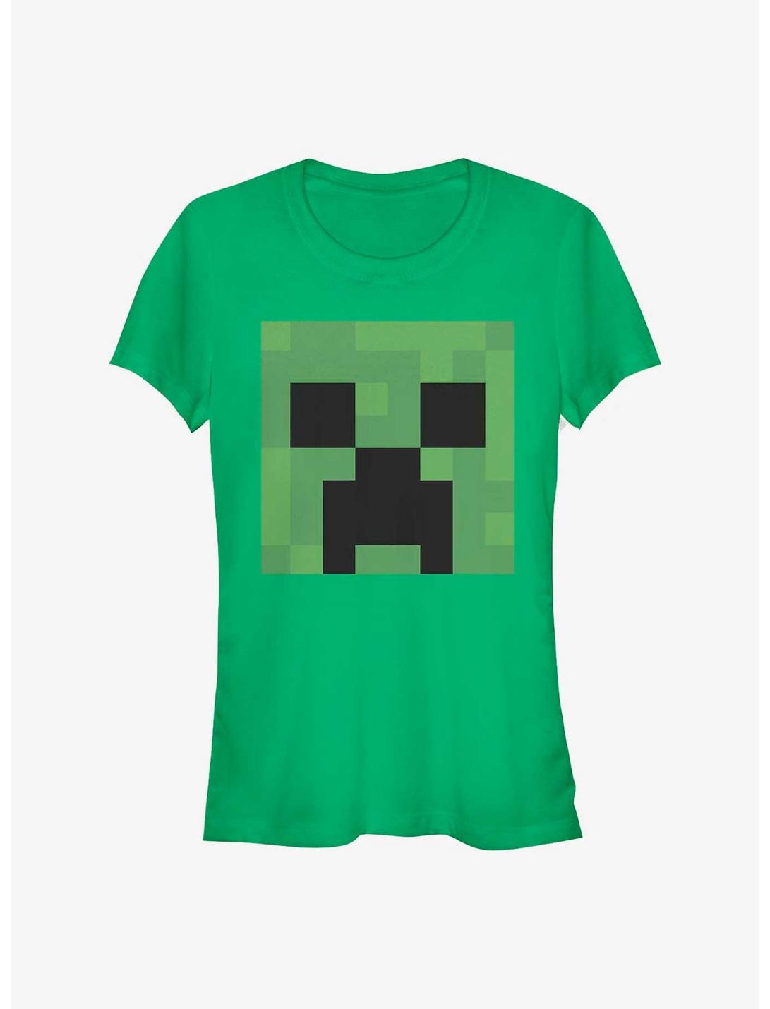 Minecraft Creeper Big Face Girls T-Shirt