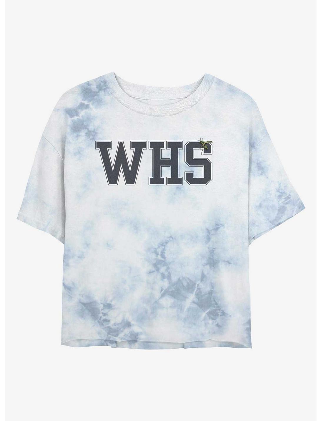 Yellowjackets High School Logo Girls Tie-Dye Crop T-Shirt