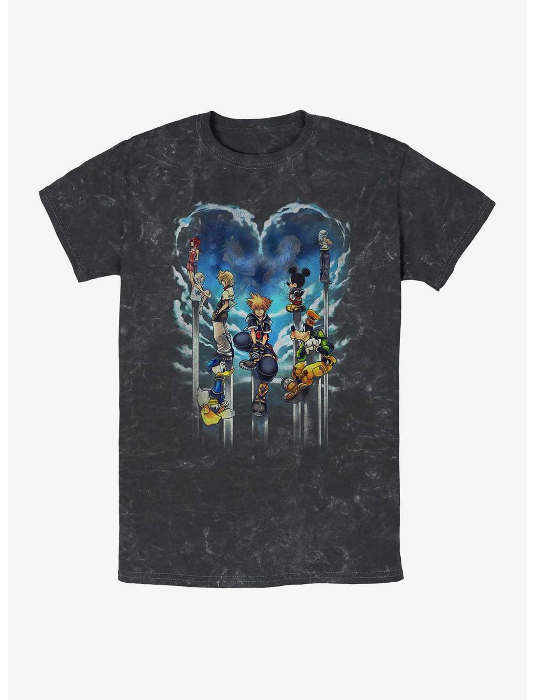 Disney Kingdom Hearts Clouded Horizon Mineral Wash T-Shirt