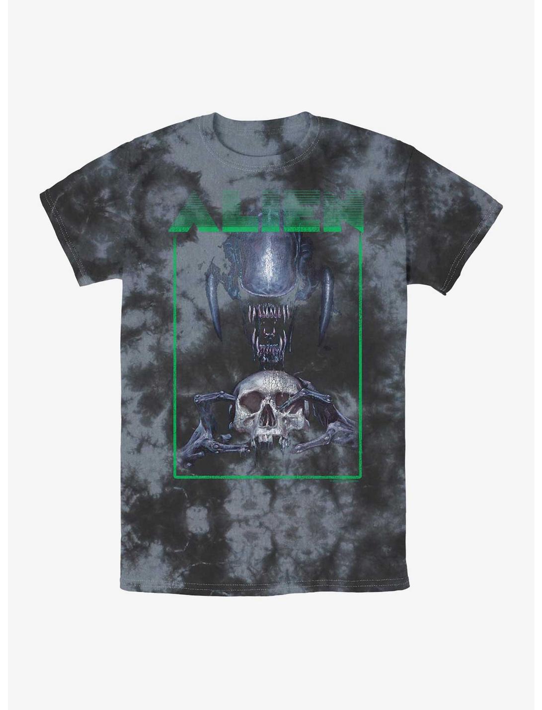 Alien Skull Tie-Dye T-Shirt