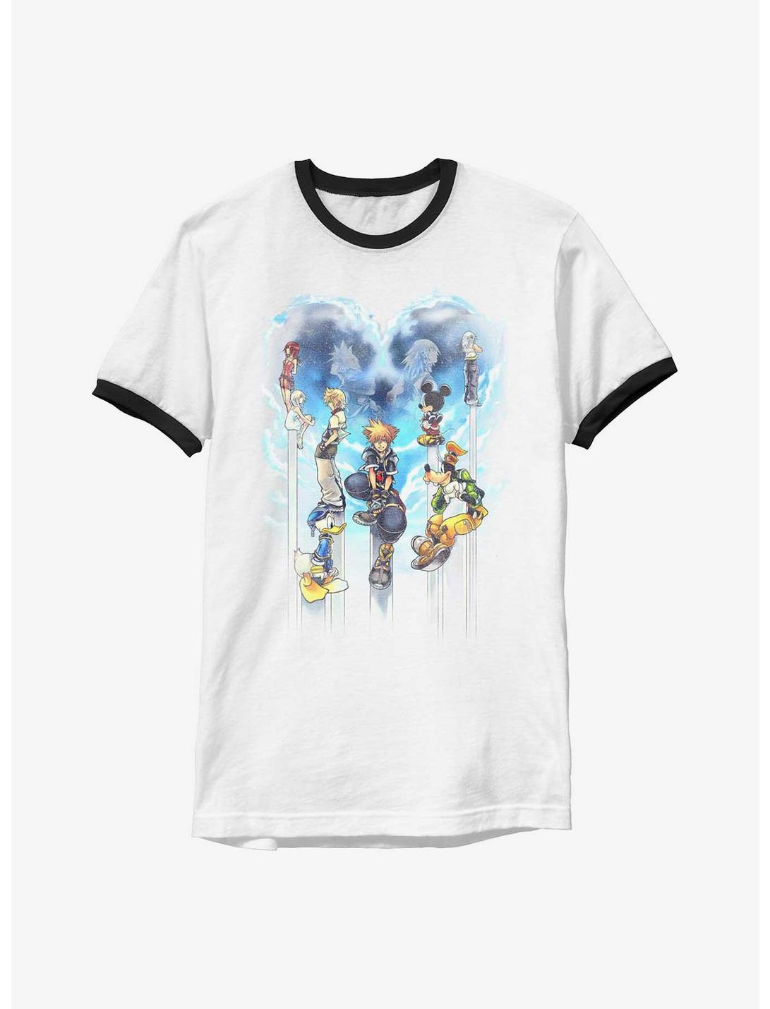 Disney Kingdom Hearts Clouded Horizon Ringer T-Shirt
