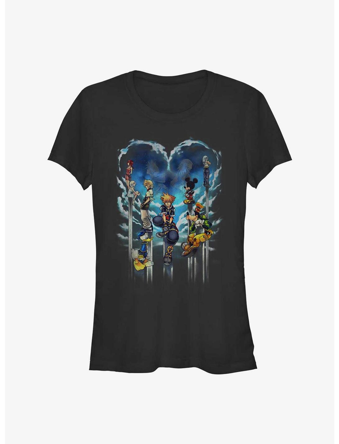 Disney Kingdom Hearts Clouded Horizon Girls T-Shirt