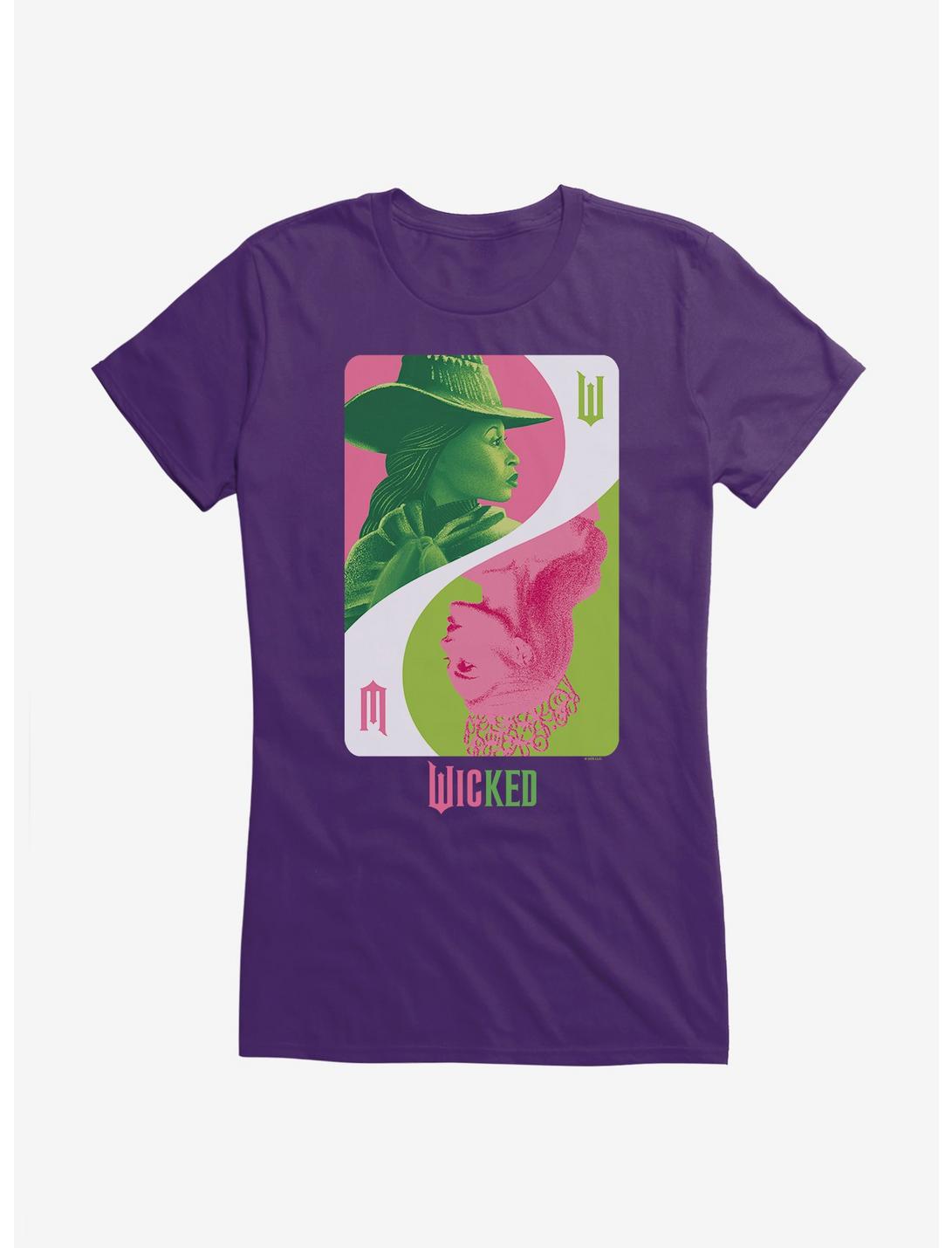 Wicked Elphaba Glinda Card Girls T-Shirt