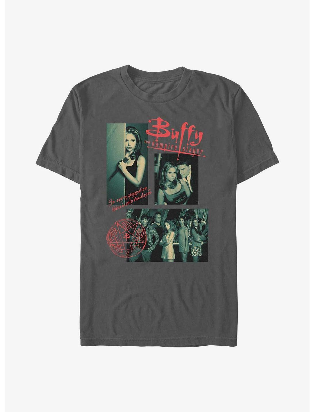 Buffy The Vampire Slayer Multi Image Garment Dye T-Shirt