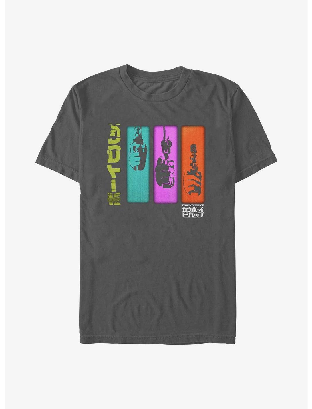 T-shirt délavé Cowboy Bebop avec motif coloré