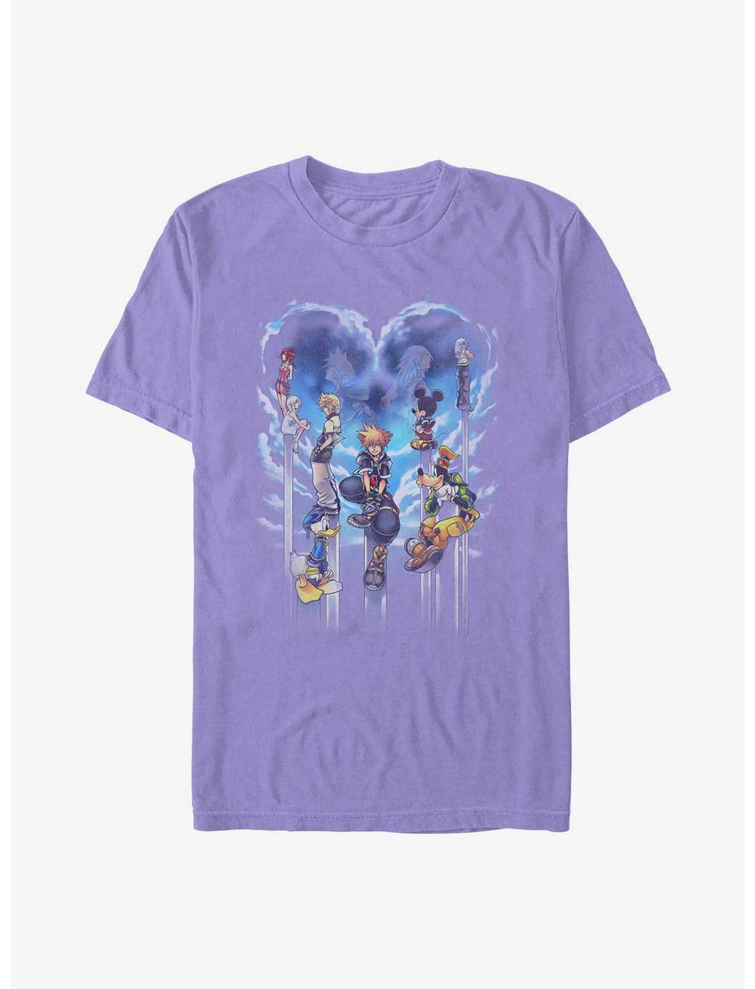 T-shirt teint en plongée Disney Kingdom Hearts Horizon voilé
