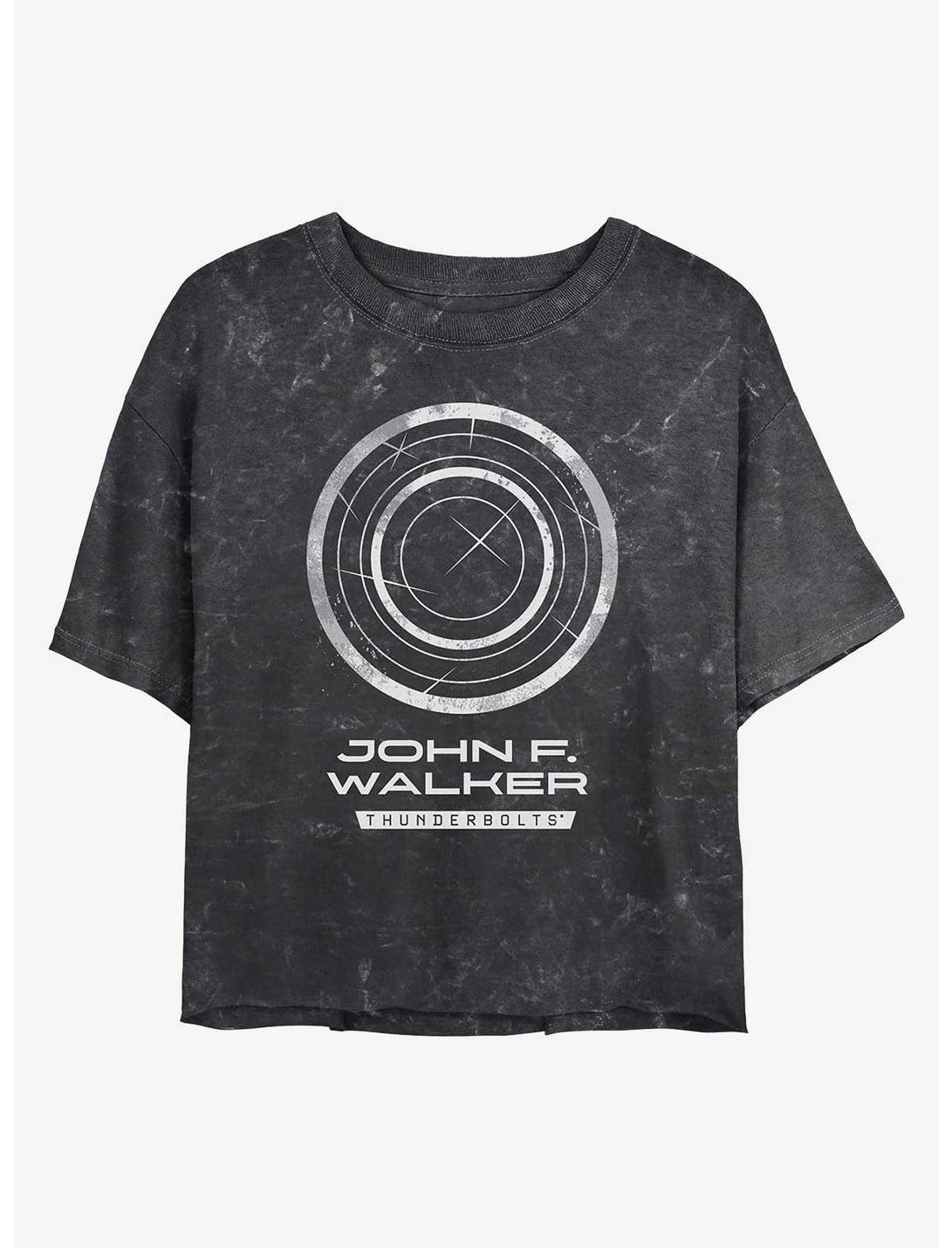 T-shirt court délavé avec logo Marvel Thunderbolts* John Walker U.S. Agent pour fille