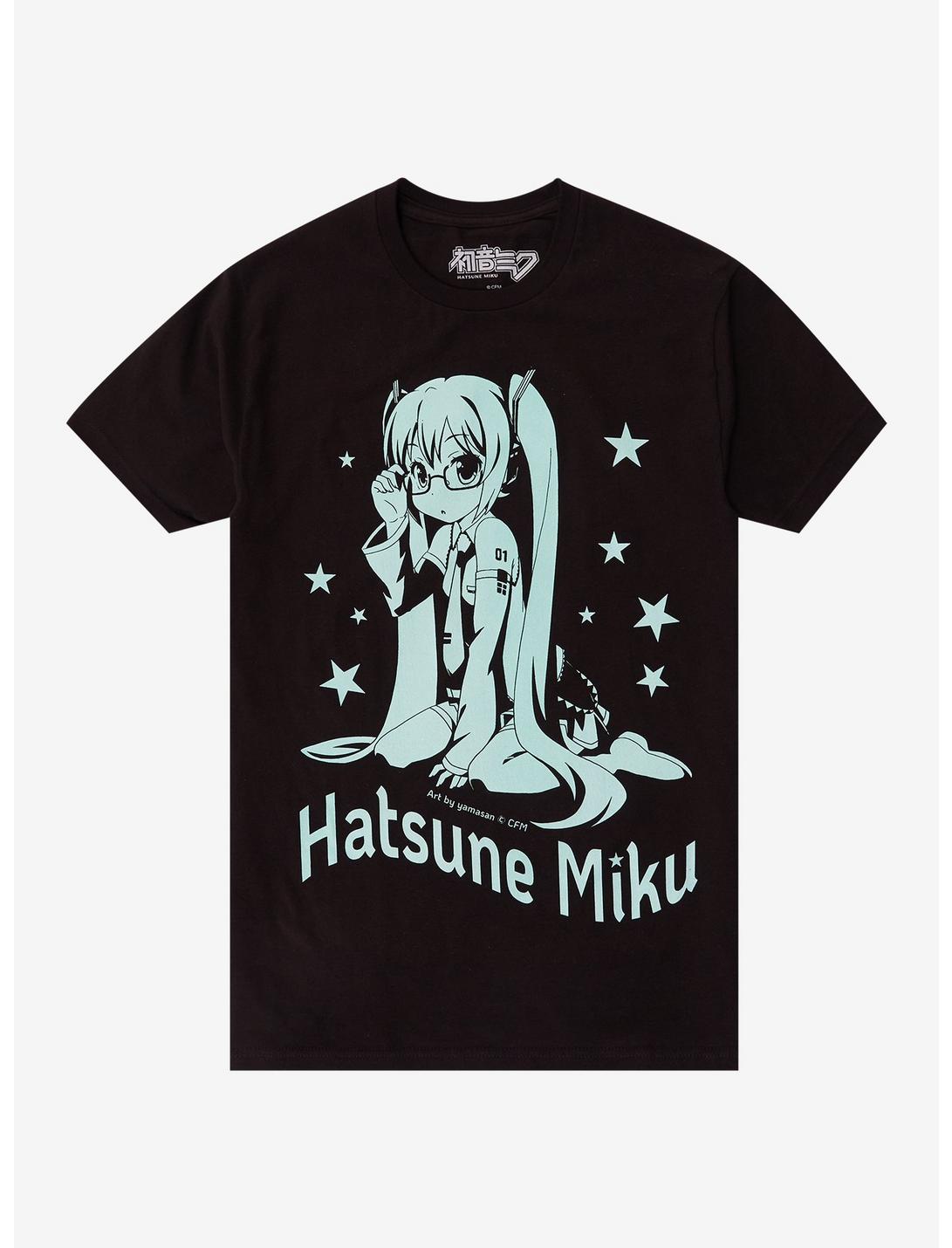 T-shirt Lunettes Hatsune Miku par Yamasan