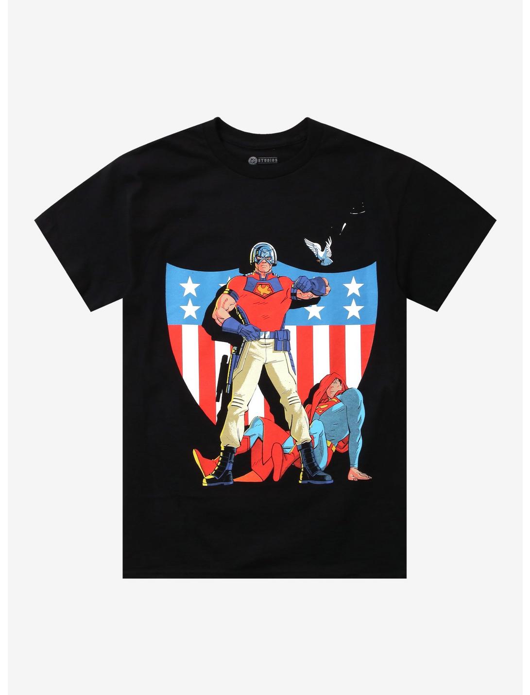 T-shirt Peacemaker et Superman de DC Comics