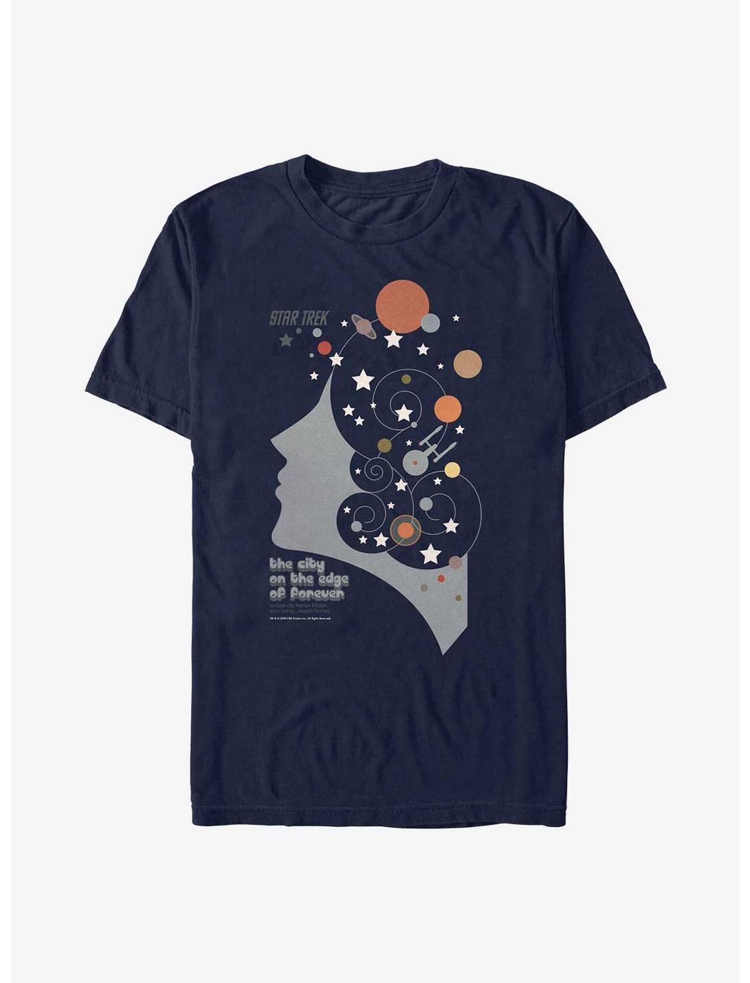 Star Trek Edge Of Forever Poster T-Shirt