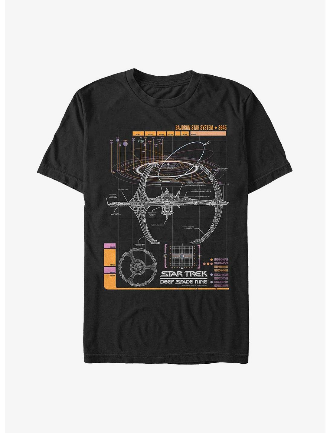 Star Trek: Deep Space Nine Bajoran Star System Schematic T-Shirt