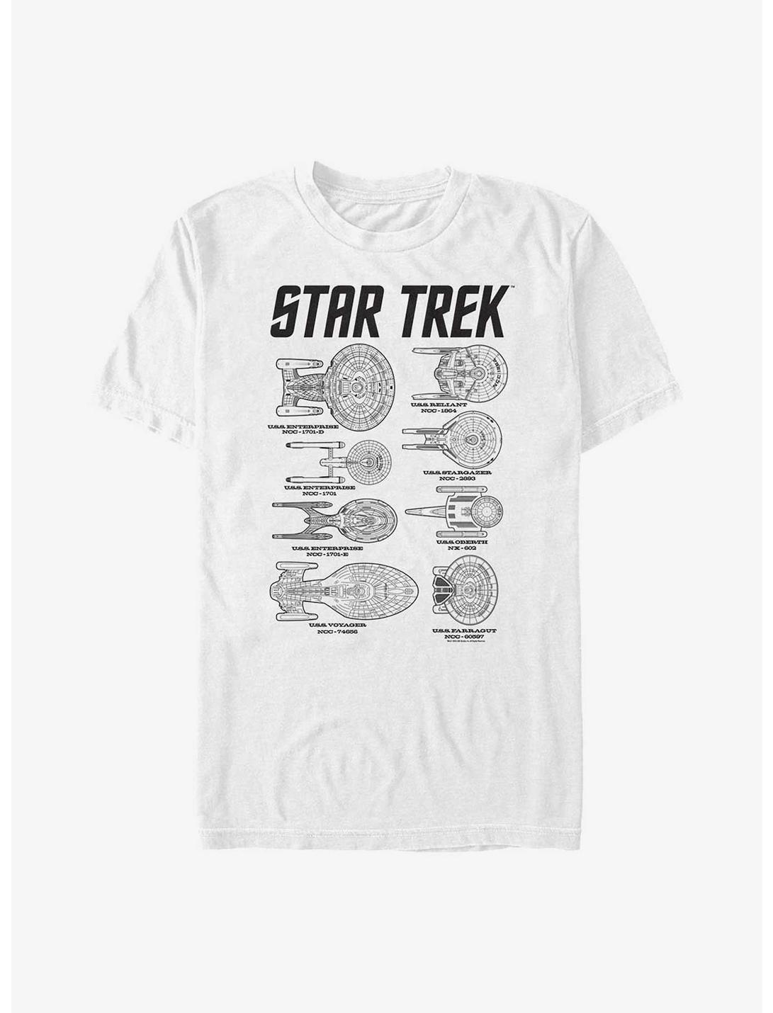 Star Trek Ships Of Trek T-Shirt