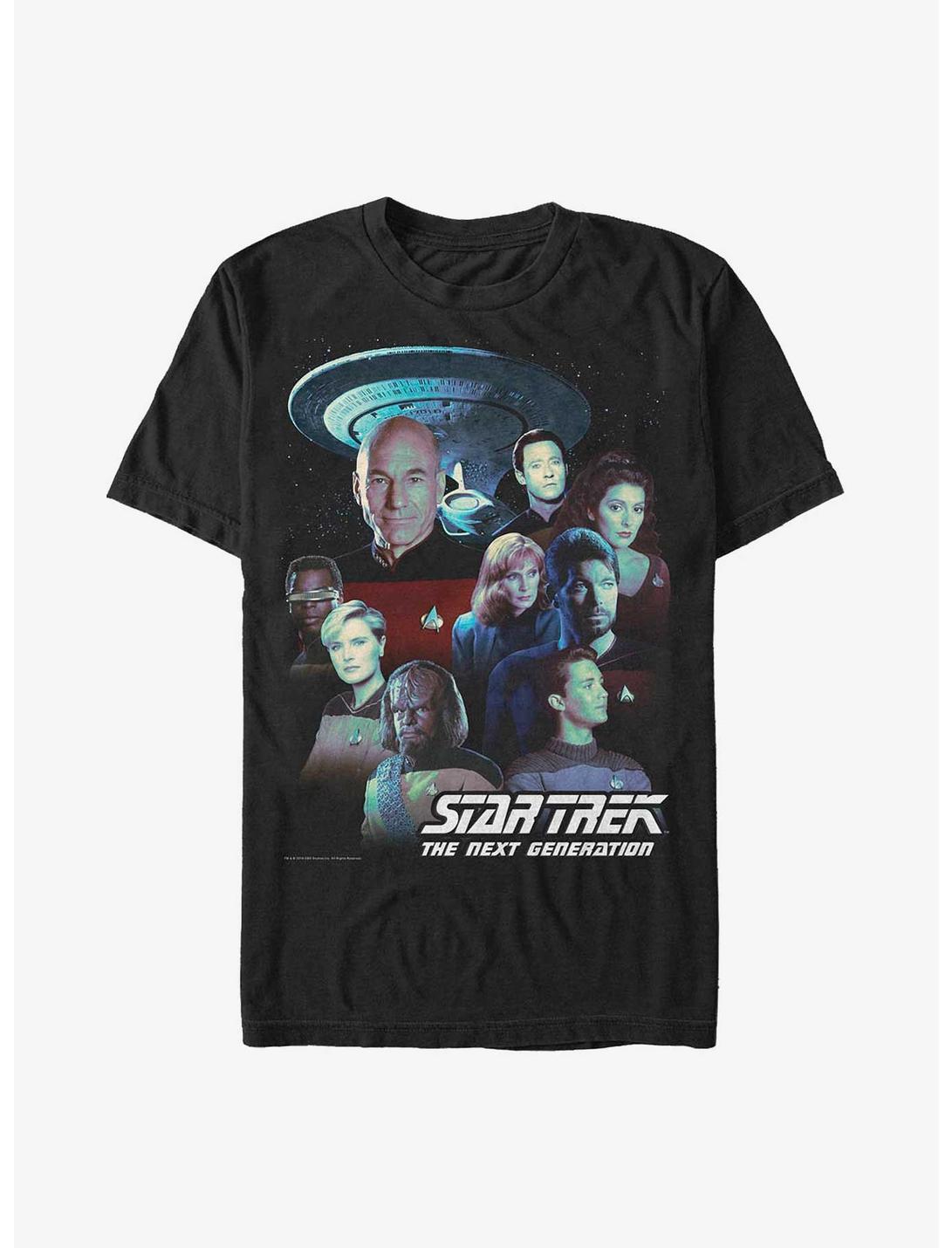 Star Trek: The Next Generation Group Poster T-Shirt