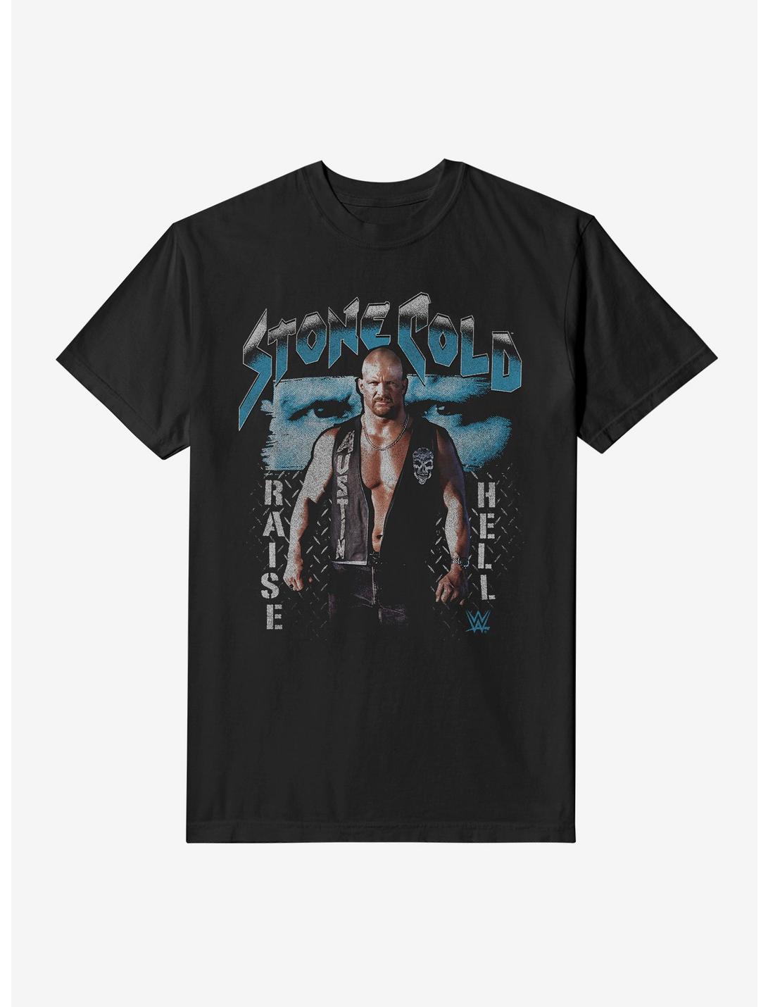 T-shirt teint par apprêt WWE Stone Cold Steve Austin Raise Hell