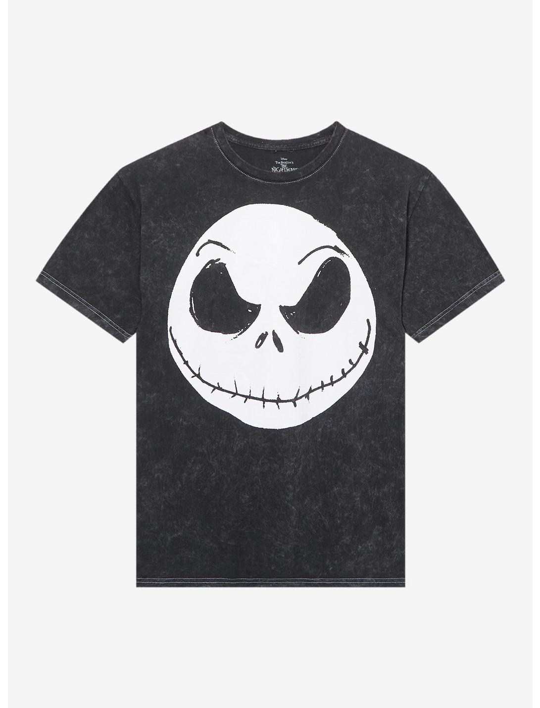 The Nightmare Before Christmas Jack Face Mineral Wash T-Shirt