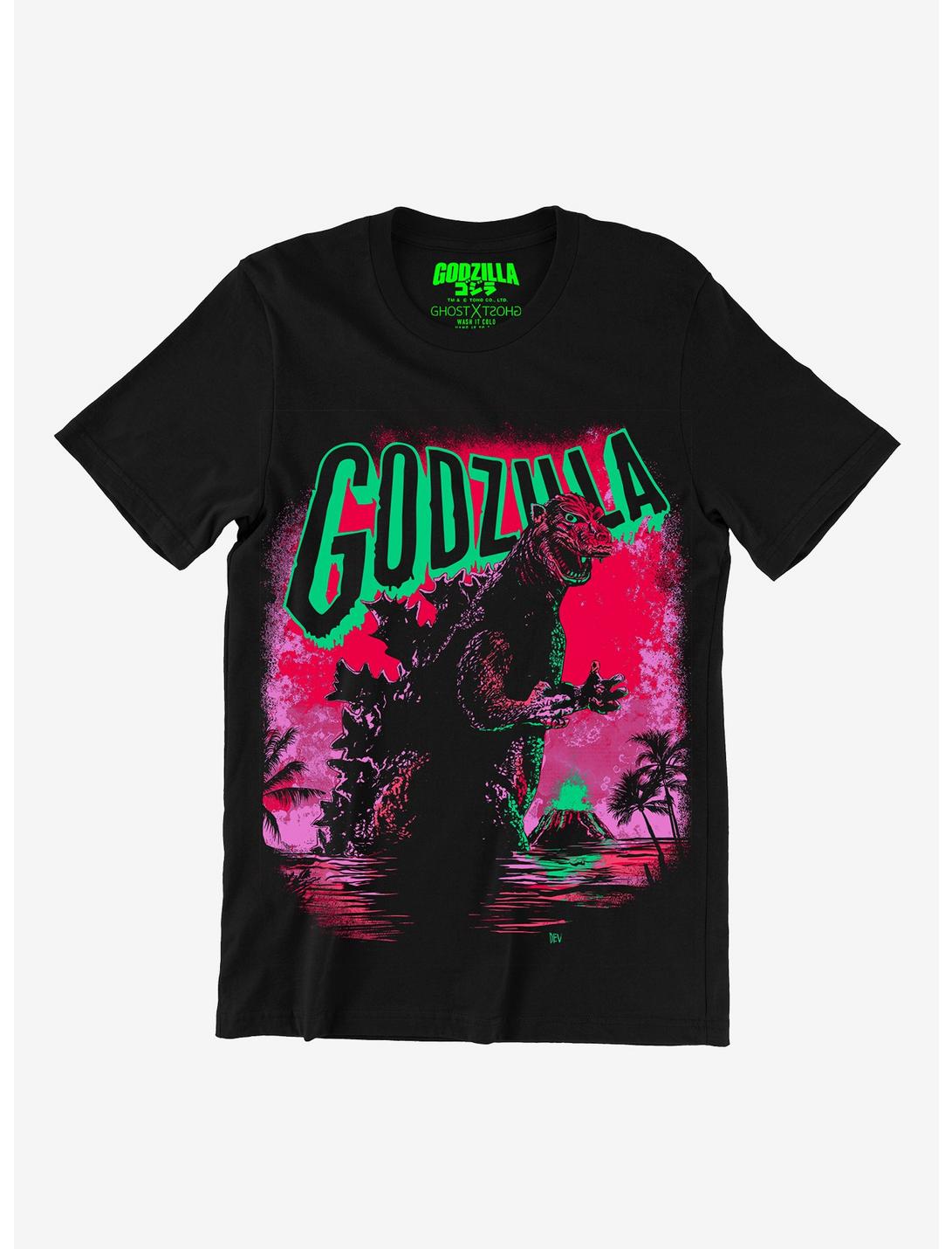 Ghost X Ghost Godzilla Portrait T-Shirt
