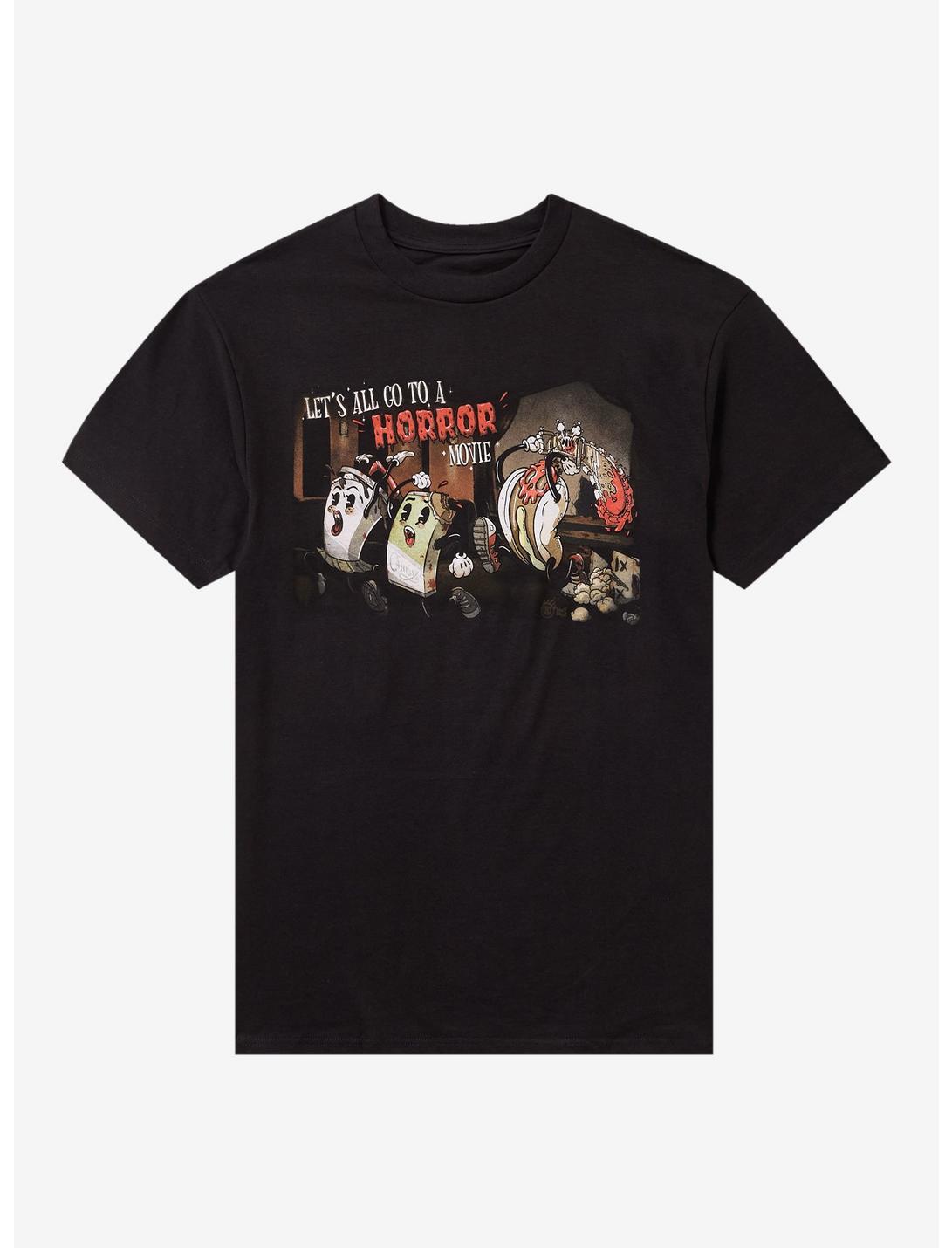 Spicy Donut Horror Movie Time T-Shirt