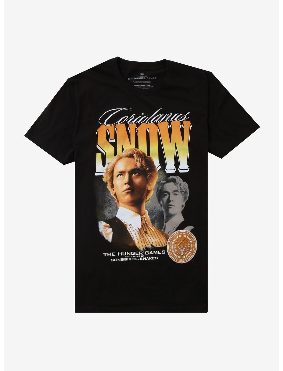 T-shirt Fille Le Coriolanus Snow Collage Hunger Games : La Ballade du serpent et de l'oiseau chanteur