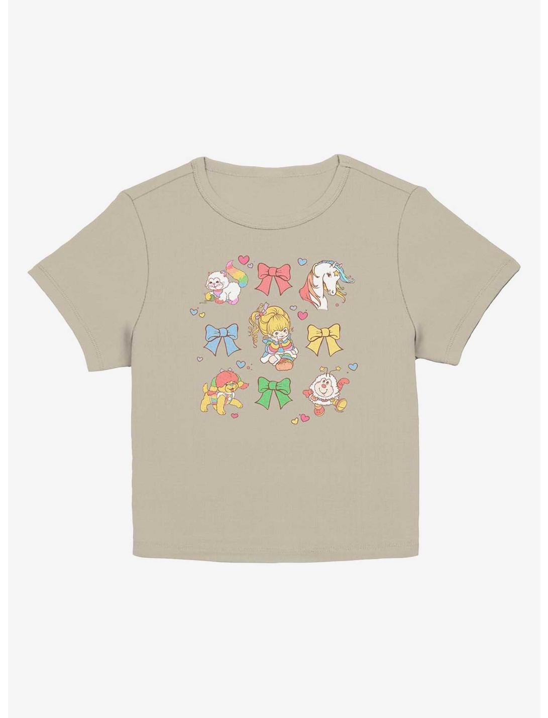 Rainbow Brite Cutie Bow Grid Girls Baby T-Shirt