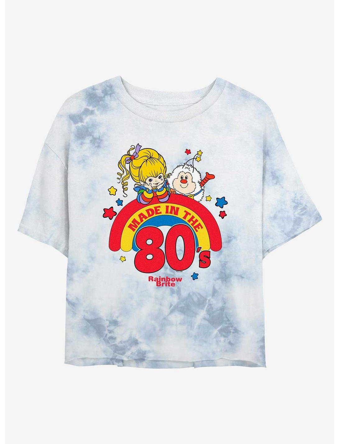 T-shirt court tie-dye pour filles Rainbow Brite Made In The 80s