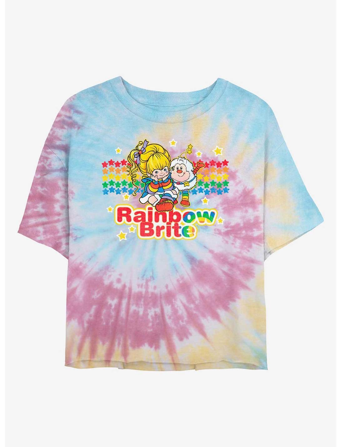 T-shirt court tie-dye pour filles Rainbow Brite Vintage Pals