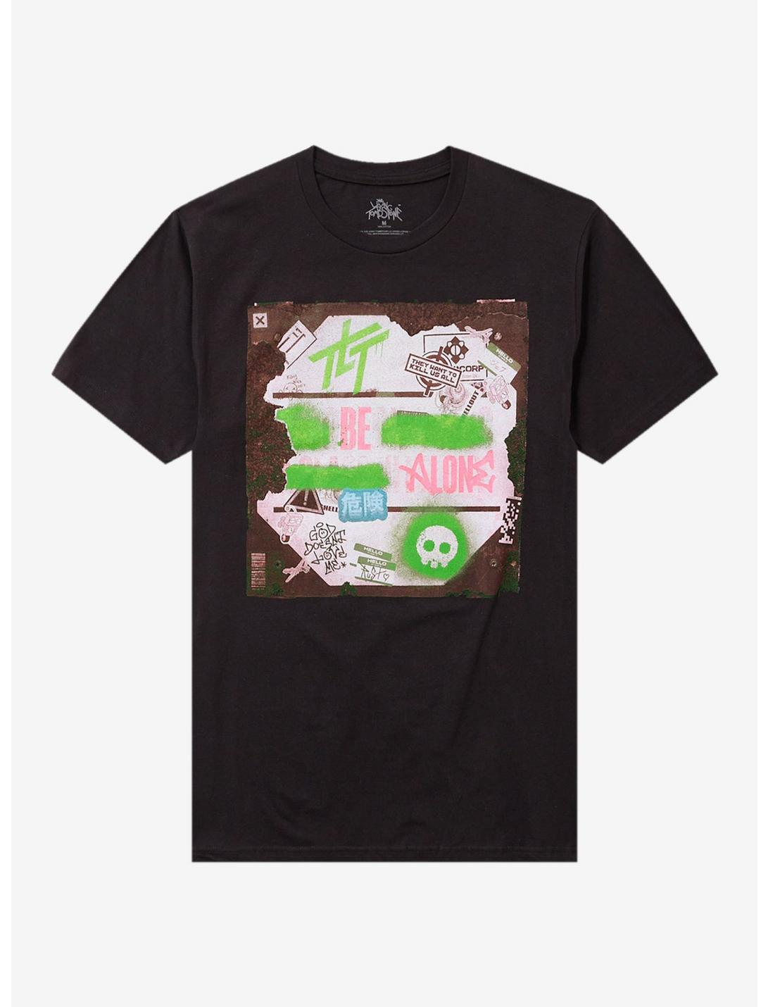 The Living Tombstone Be Alone Graffiti T-Shirt