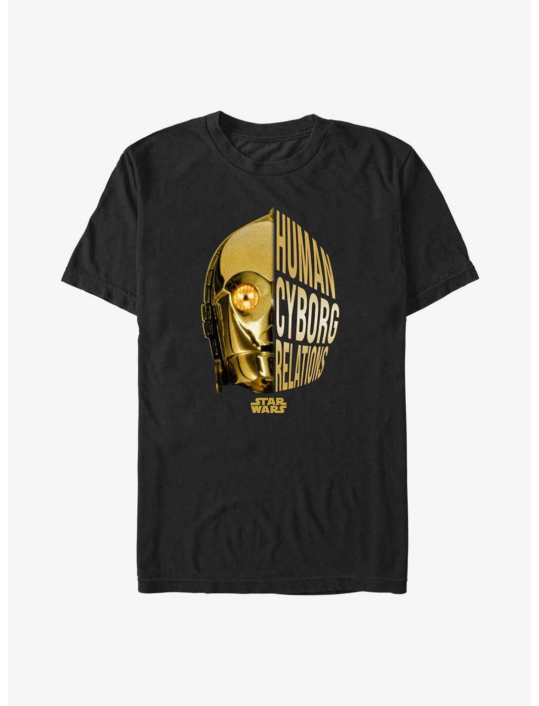 Star Wars C3Po Dark Split Garment-Dyed T-Shirt