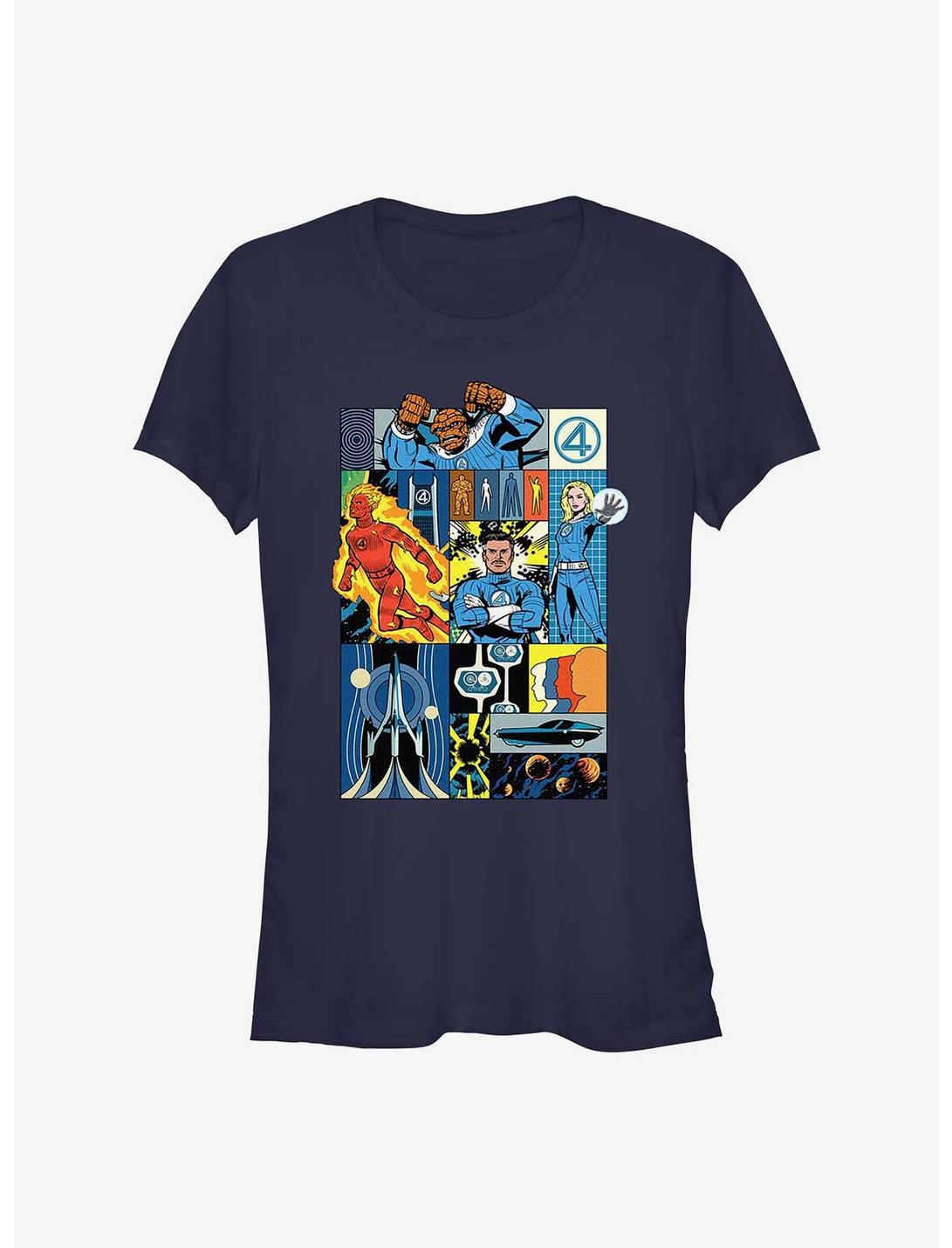 T-Shirt Filles Marvel The Fantastic Four: First Steps Collage Classique