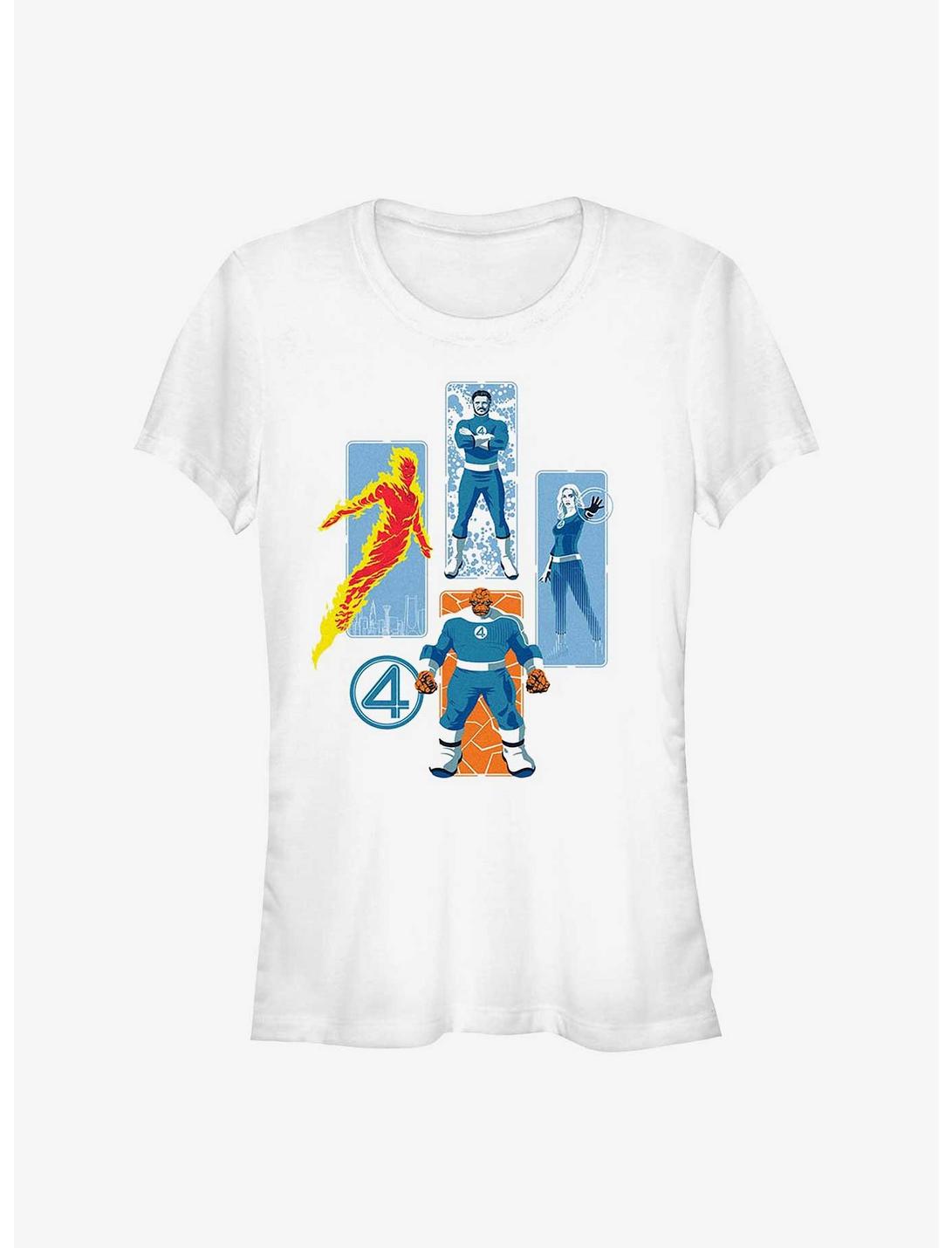 Marvel Les Quatre Fantastiques : T-shirt Fille Héroïne Famille Premiers Pas