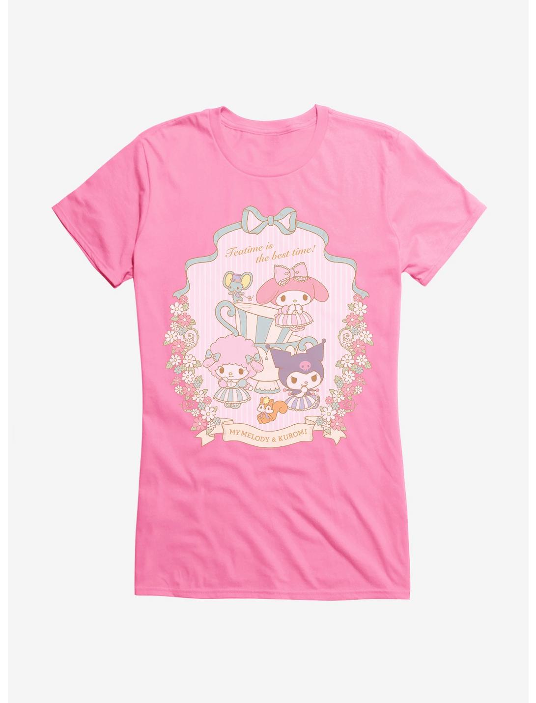 My Melody & Kuromi Tea Time Is The Best Time Girls T-Shirt