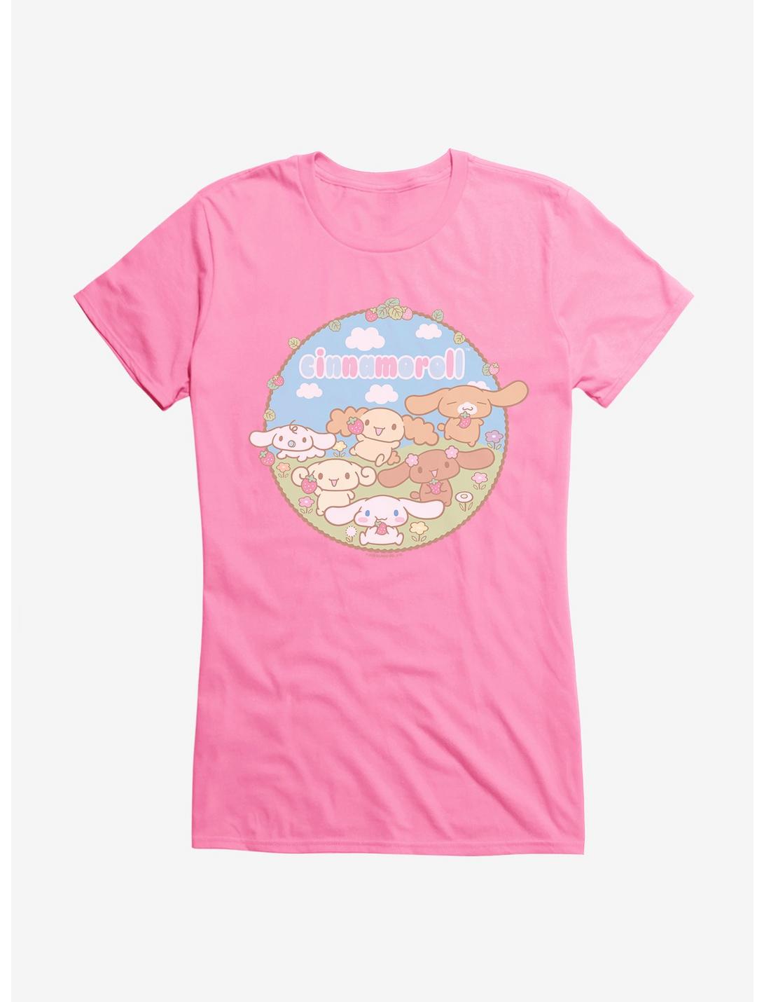 Cinnamoroll Friends And Strawberries Girls T-Shirt