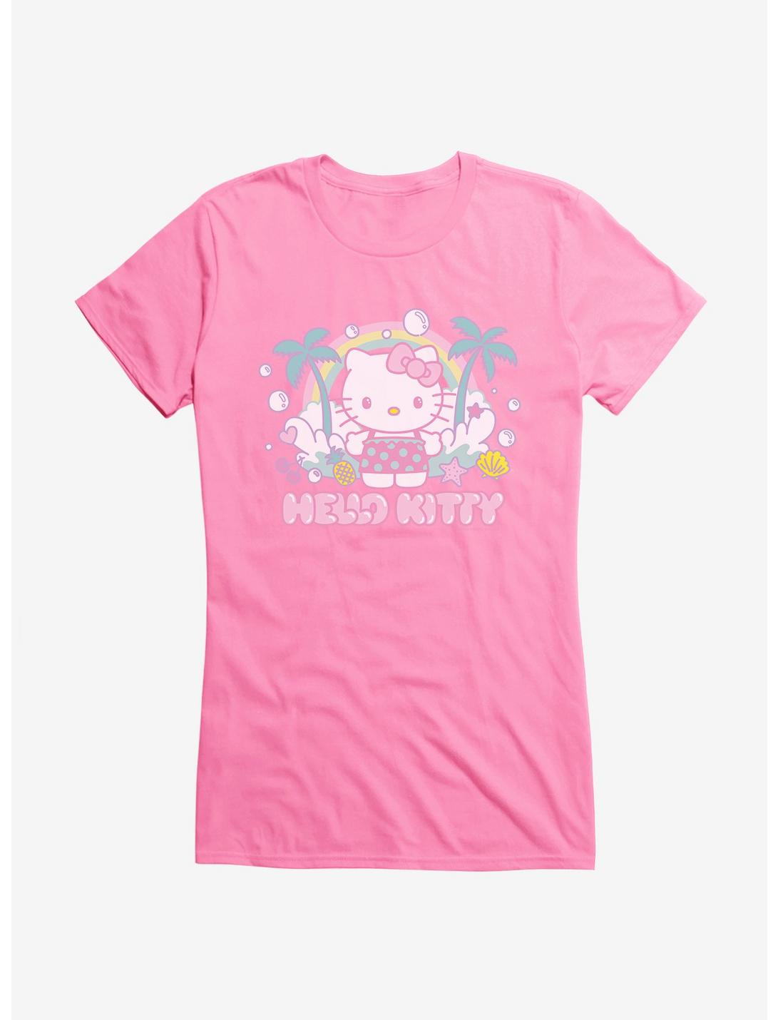 Hello Kitty Kawaii Vacation Bubble Dreams Girls T-Shirt