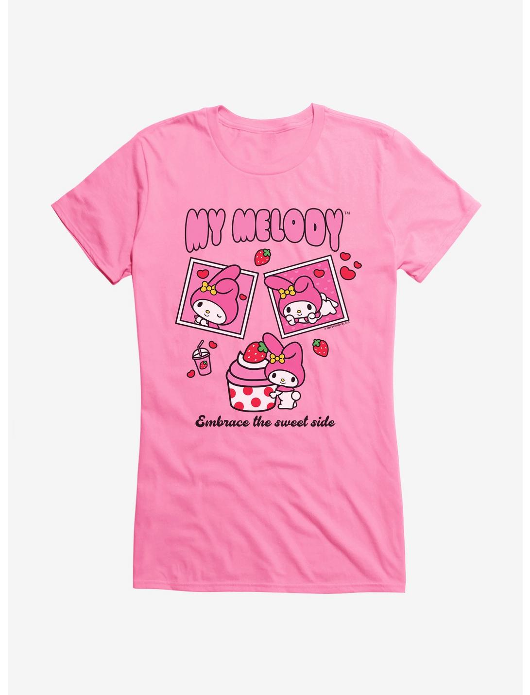 T-shirt fille Hello Kitty & Friends My Melody motifs fraises