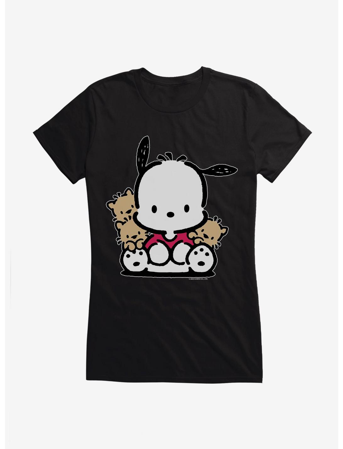 Pochacco Sitting With Friends Girls T-Shirt