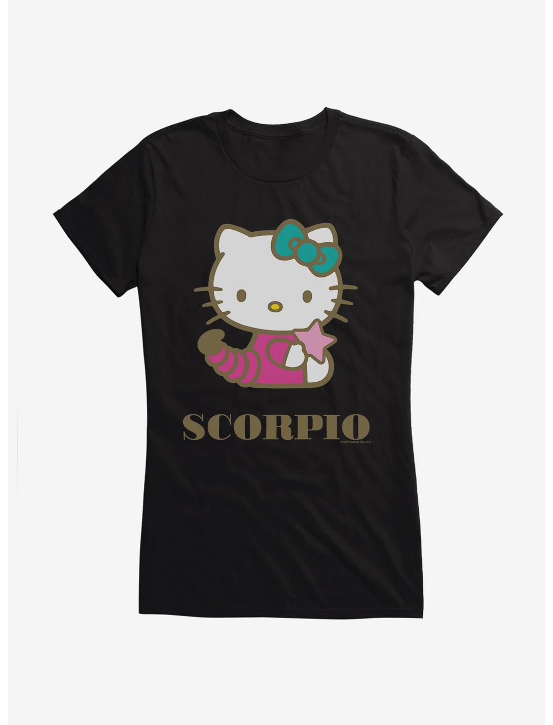 T-shirt Filles Scorpion Signe Astrologique Hello Kitty