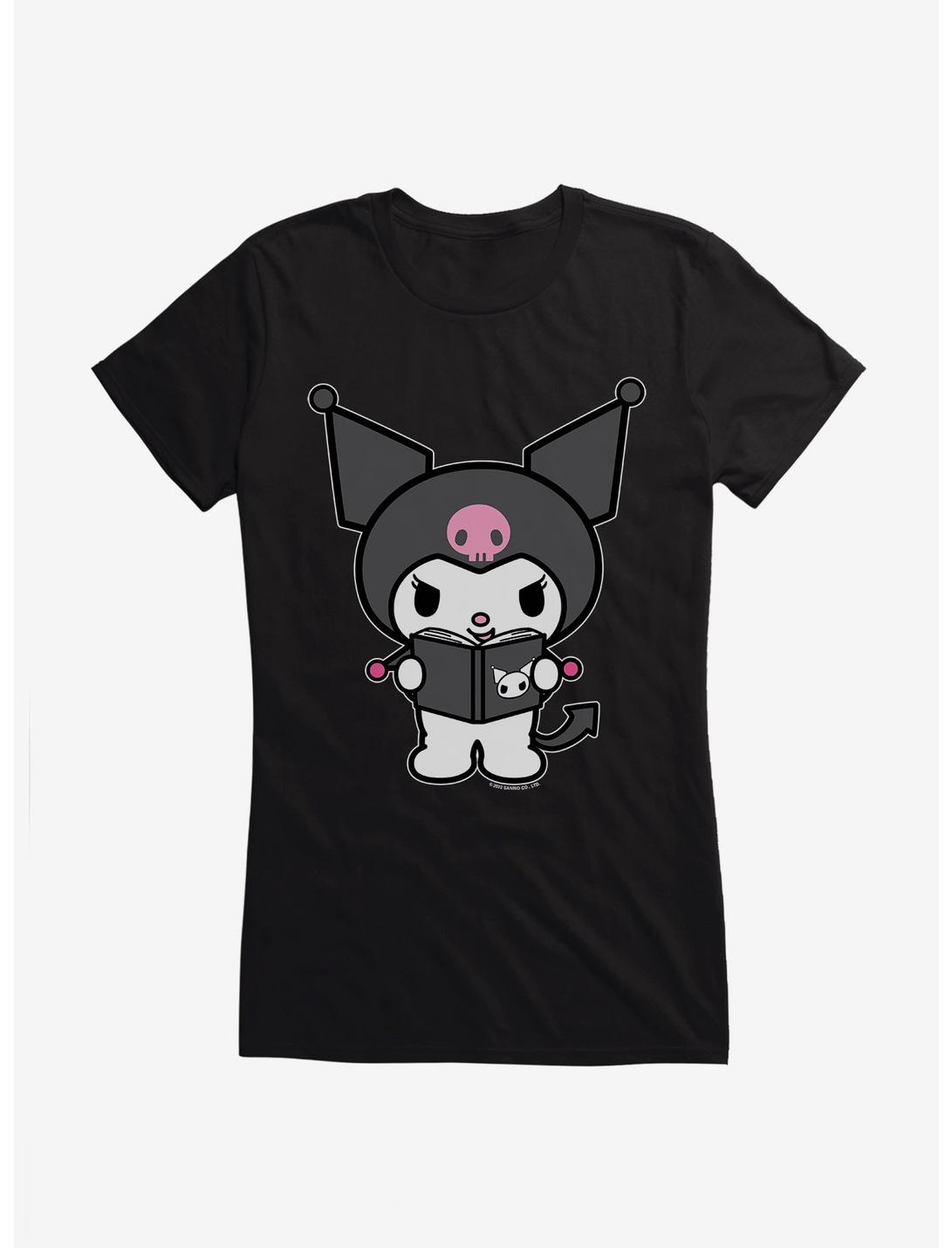 T-shirt Fille Kuromi en Lecture
