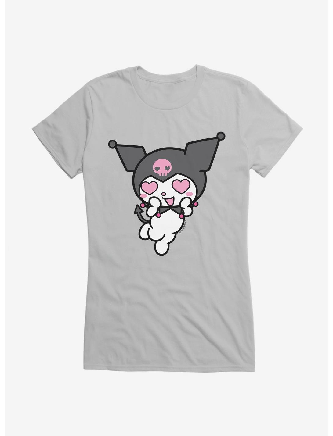 Kuromi Heart Eyes Girls T-Shirt